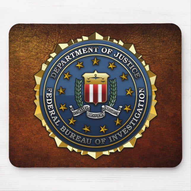 Federal Bureau of Investigation Mouse Mat (Front)