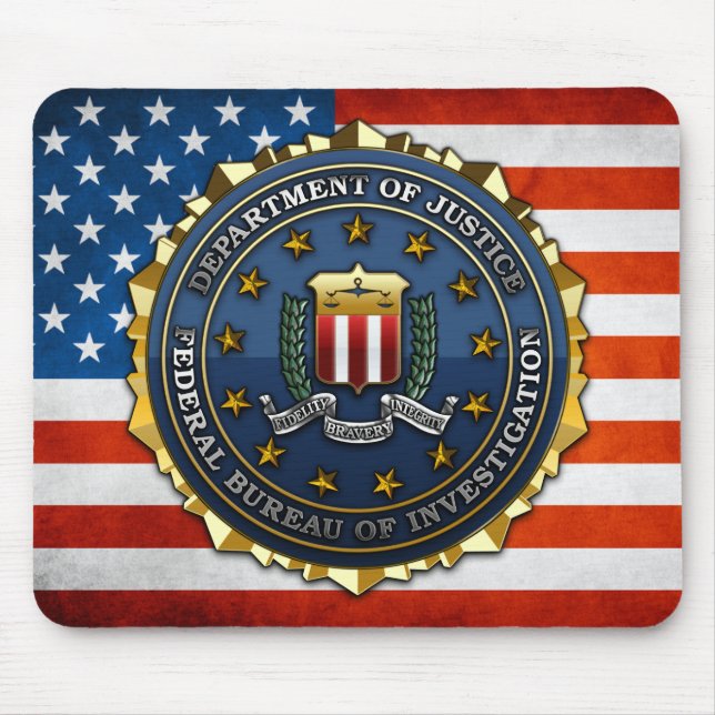 Federal Bureau of Investigation Mouse Mat (Front)