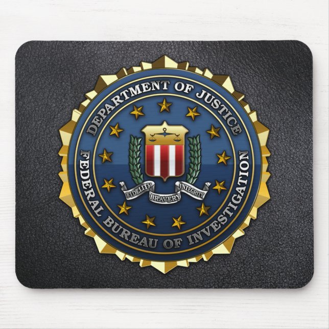 Federal Bureau of Investigation Mouse Mat (Front)