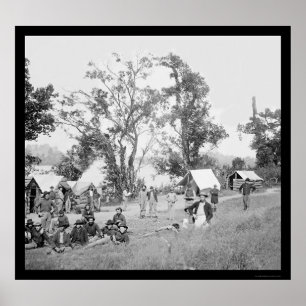 Federal Camp After the Battle of Chattanooga 1864 Poster