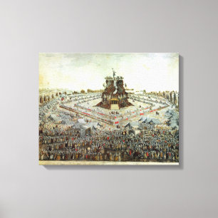 Federal Camp at Lyon, 30th May 1790 Canvas Print