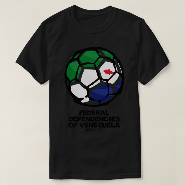 Federal Dependencies of Venezuela  Country Flag T-Shirt (Design Front)