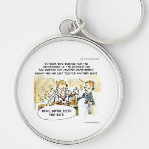 Federal Ex Spouse Funny Key Ring