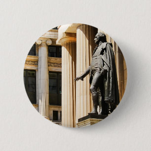 Federal Hall, NYC 6 Cm Round Badge
