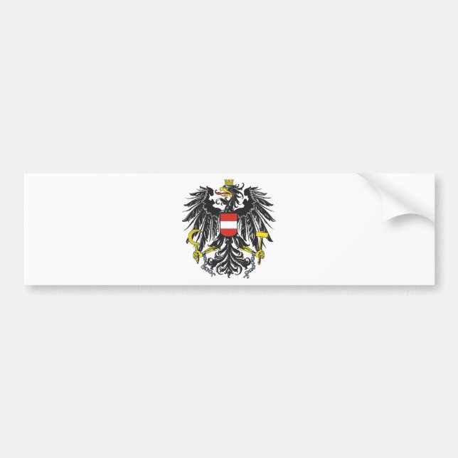 Federal Republic of Austria Bumper Sticker (Front)