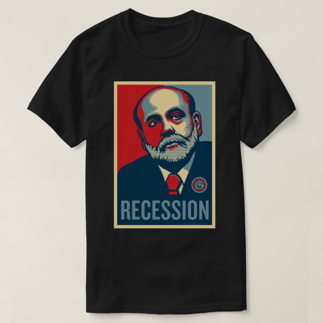 Federal Reserve Chair Ben Bernanke T-Shirt (Design Front)