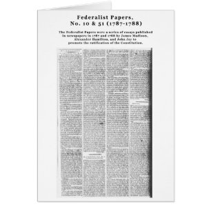 Federalist Papers, No. 10 & No. 51 (1787-1788)