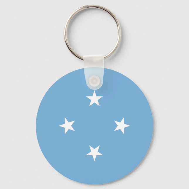 Federated States of Micronesia Flag Key Ring (Front)