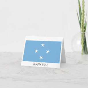 Federated States of Micronesia Flag Thank You Card