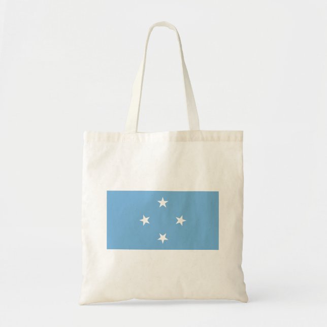 Federated States of Micronesia Flag Tote Bag (Front)