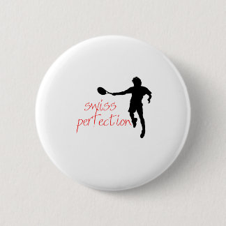 Federer Tshirt Swiss Perfection 6 Cm Round Badge