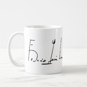 Federico García Lorca signature Coffee Mug