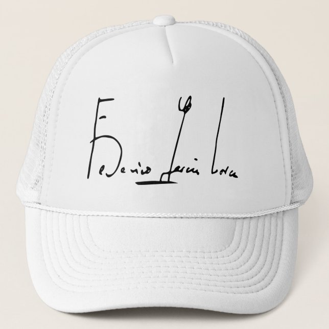 Federico García Lorca signature Trucker Hat (Front)