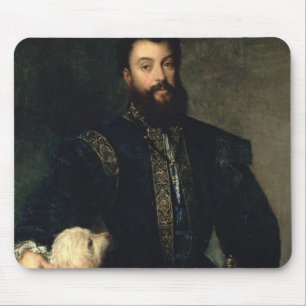 Federigo Gonzaga, Duke of Mantua, c.1525-30 (oil o Mouse Mat