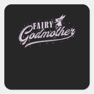 Fee Fairy Godmother Square Sticker