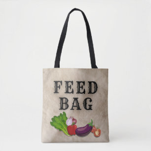 "FEED BAG" - All-Purpose and Everyday Use Tote Bag