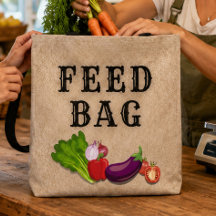 "FEED BAG" - All-Purpose and Everyday Use Tote