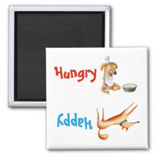 Feed Fed Dog Magnet Hungry Happy Tracker