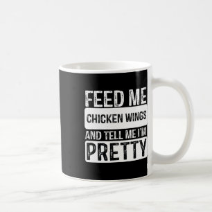 Feed Me Chicken Wings - Bbq Lover Meat Smoker Gril Coffee Mug