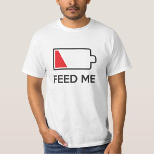 Feed Me Low Power Battery T-Shirt
