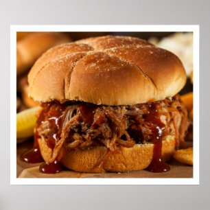 Feed Me NOW Barbecue Poster - SRF