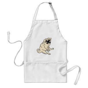Feed Me Now Pug Apron