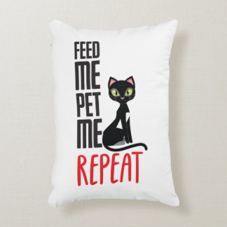 Feed me, Pet me Decorative Cushion