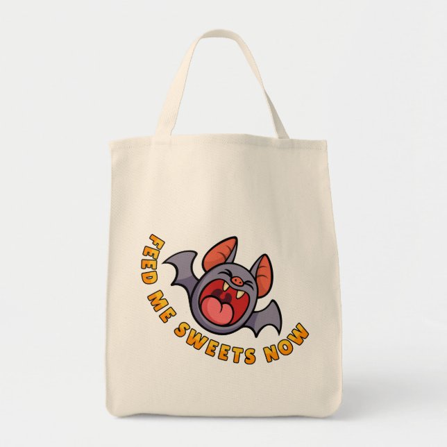 Feed Me Sweets Now Tote Bag (Front)