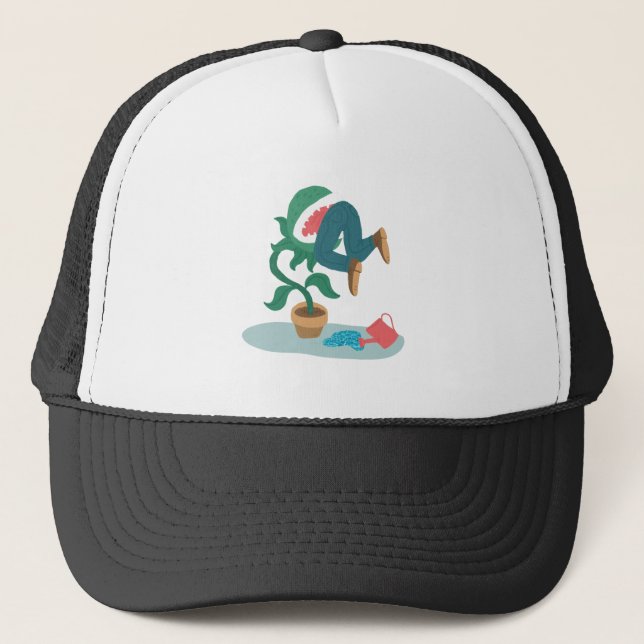 feed me venus flytrap trucker hat (Front)