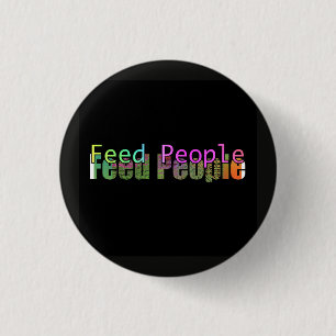 Feed People 3 Cm Round Badge