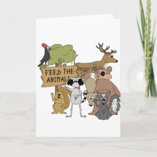 Feed the Animals Card