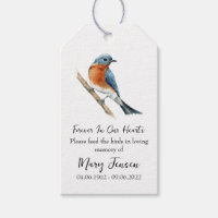 Feed the Bird Seed Packet Memorial Funeral