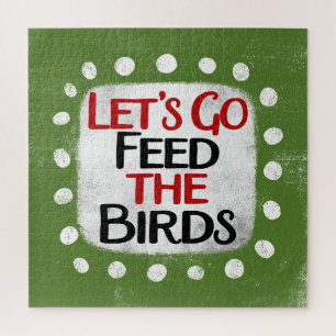 Feed The Birds Jigsaw Puzzle