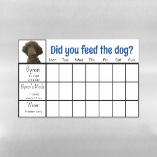 Feed the Dog Dry Erase Magnetic Sheet
