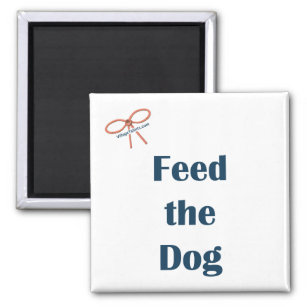 Feed the Dog Reminder Magnet