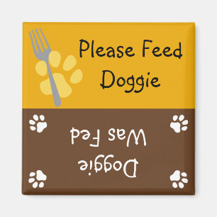 Feed the Doggie Magnet