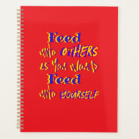 Feed Unto Others Notebook