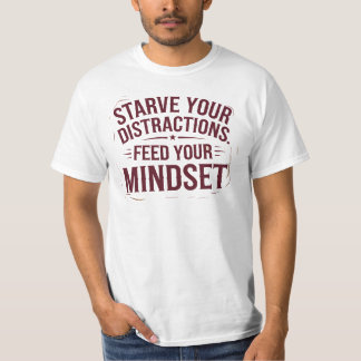 Feed Your Discipline Motivational Saying  T-Shirt