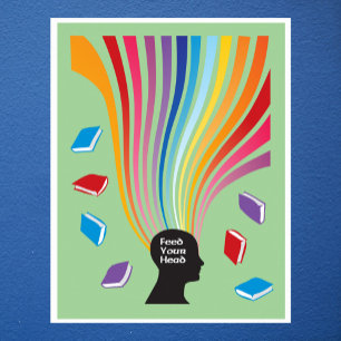 Feed Your Head Books Poster