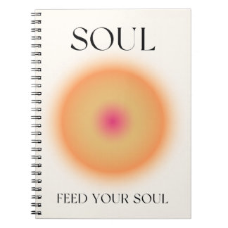 Feed Your Soul Gradient Art Notebook