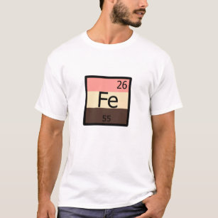 Feedee Iron Fe Periodic Table Feedist T-shirt