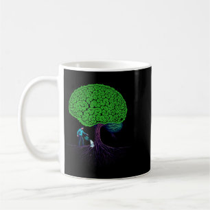 Feeding Brain Mental Health Awareness Prevent Coffee Mug