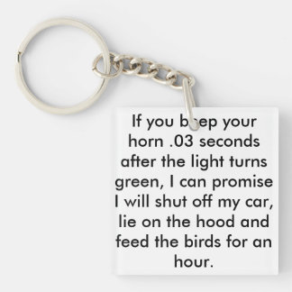 "Feeding the Birds" keychain