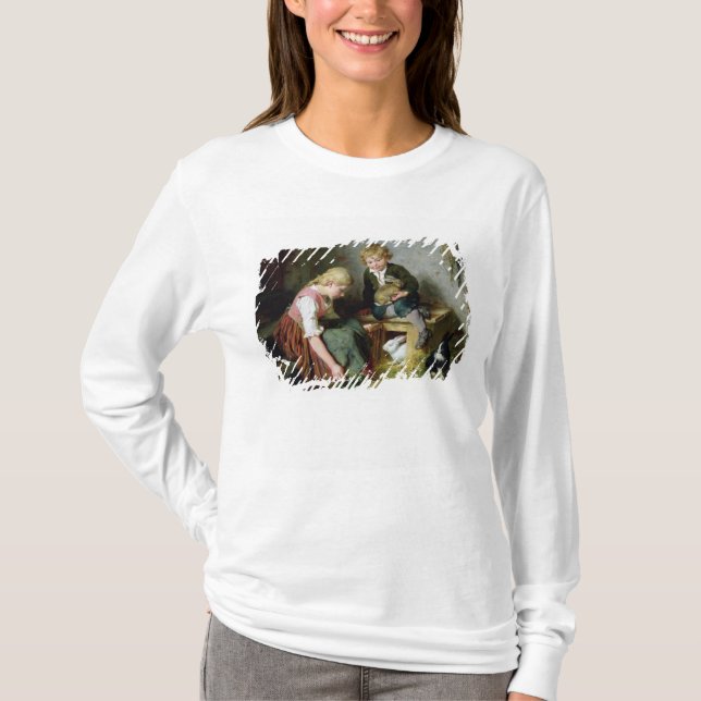 Feeding the Rabbits T-Shirt (Front)