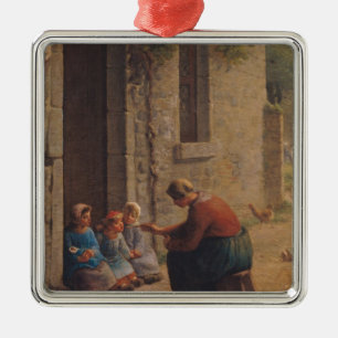 Feeding the Young, 1850 Metal Tree Decoration