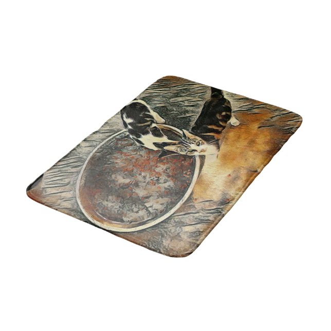 Feeding Time! Bath Mat (Angled)