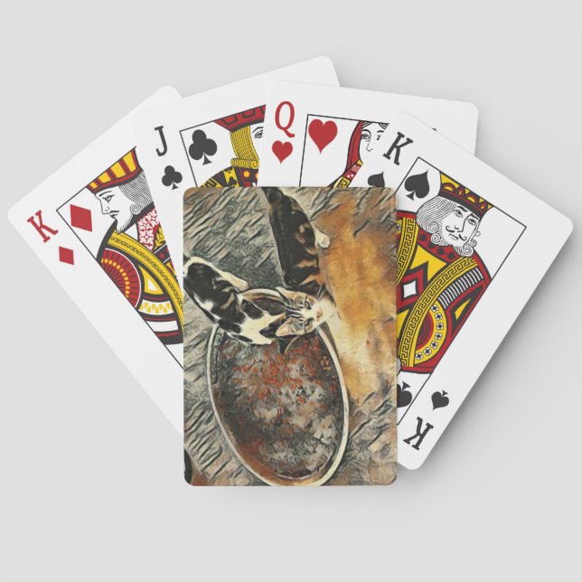 Feeding Time! Playing Cards (Back)