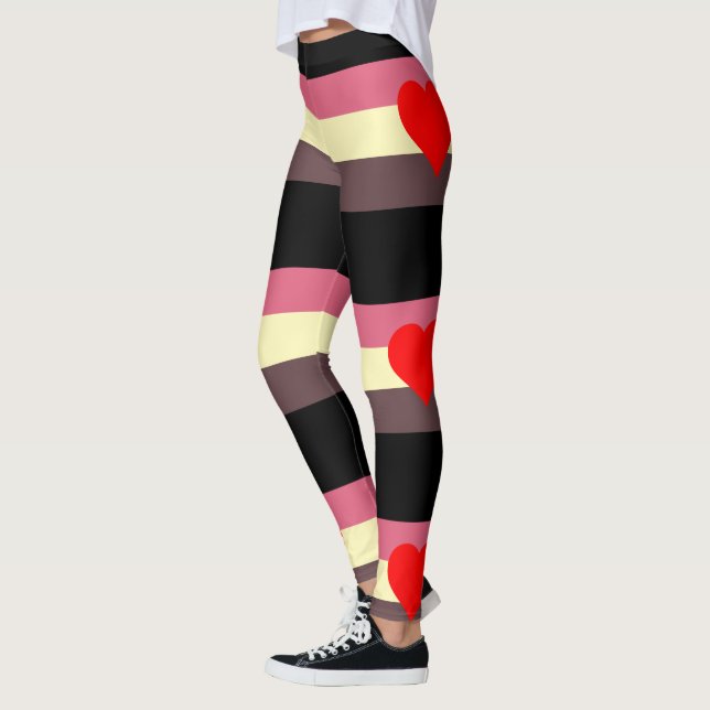 Feedist Pride Flag Leggings—Super Stretchy! Leggings (Left)
