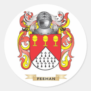 Feehan Coat of Arms Classic Round Sticker