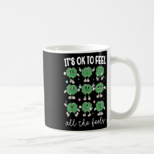 Feel All The Feels School Mental Counsellor St Pat Coffee Mug